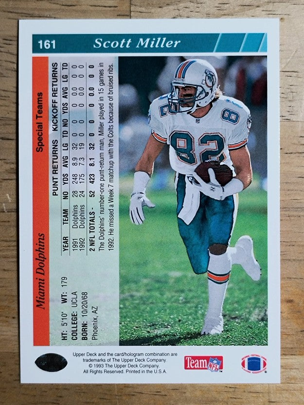 1993 Upper Deck #161 Scott Miller