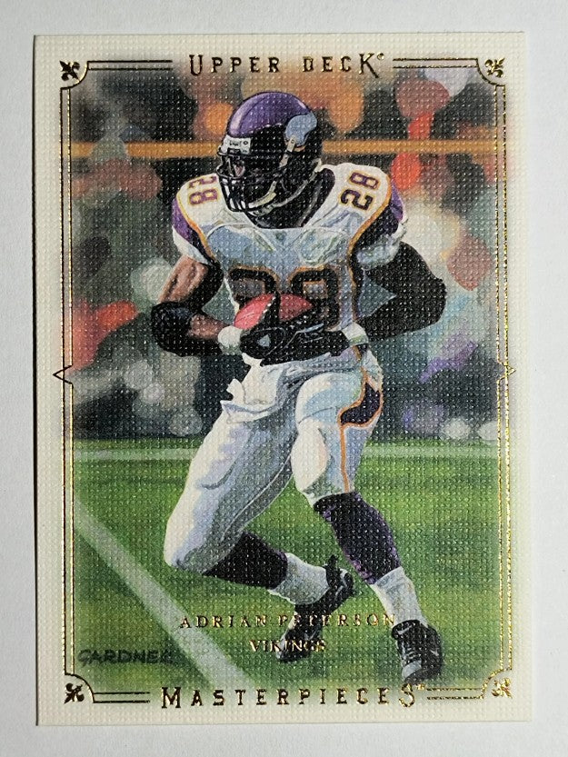 2008 UD Masterpieces #2 Adrian Peterson