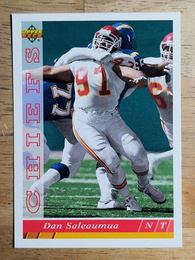 1993 Upper Deck #189 Dan Saleaumua