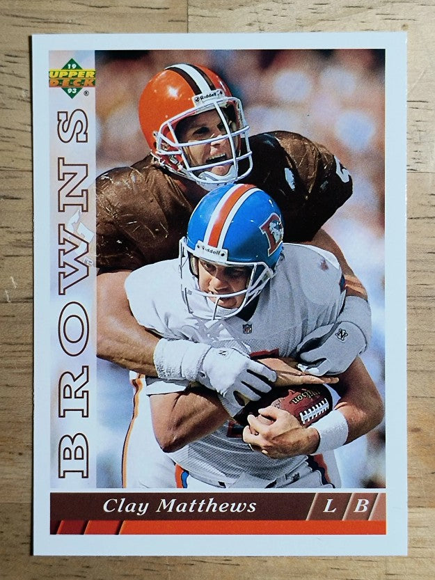 1993 Upper Deck #193 Clay Matthews