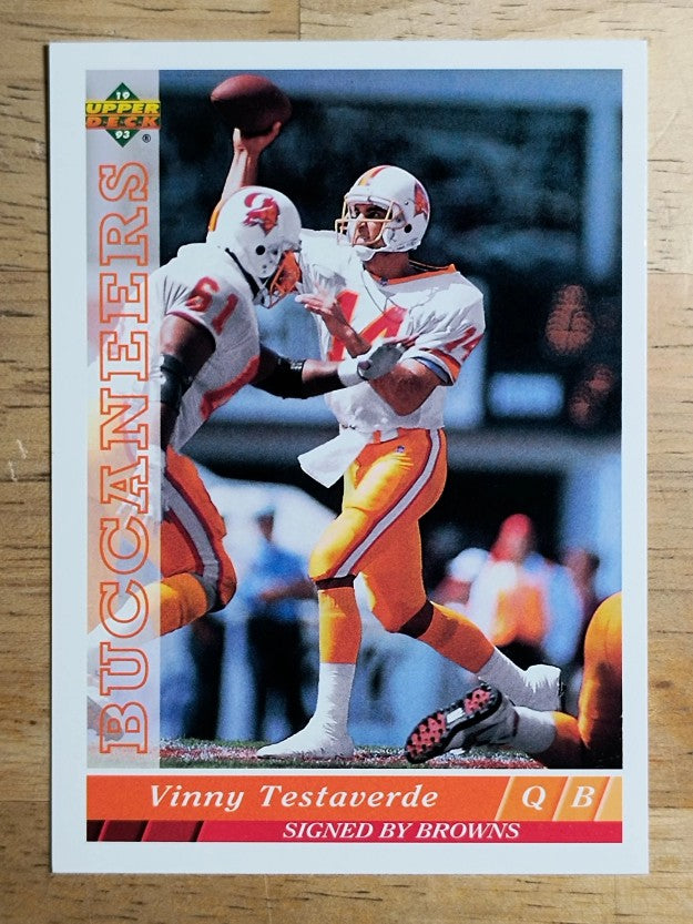 1993 Upper Deck #212 Vinny Testaverde