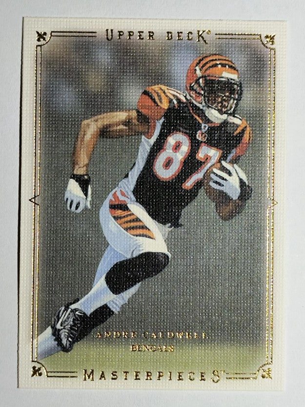 2008 UD Masterpieces #18 Andre Caldwell RC
