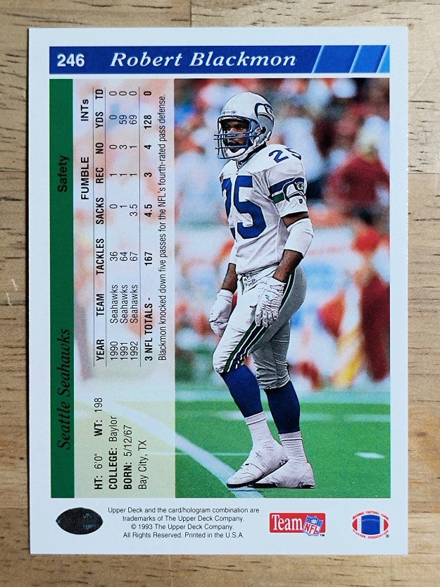 1993 Upper Deck #246 Robert Blackmon