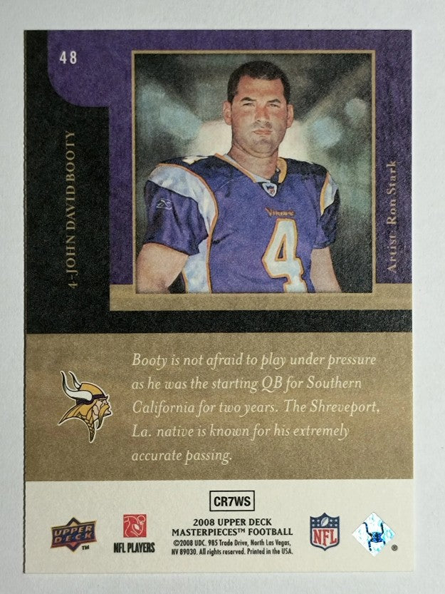 2008 UD Masterpieces #48 John David Booty RC