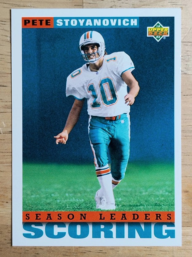 1993 Upper Deck #430 Pete Stoyanovich SL