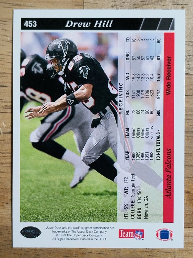 1993 Upper Deck #453 Drew Hill