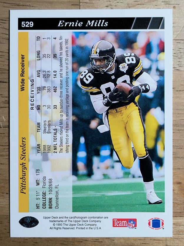 1993 Upper Deck #529 Ernie Mills