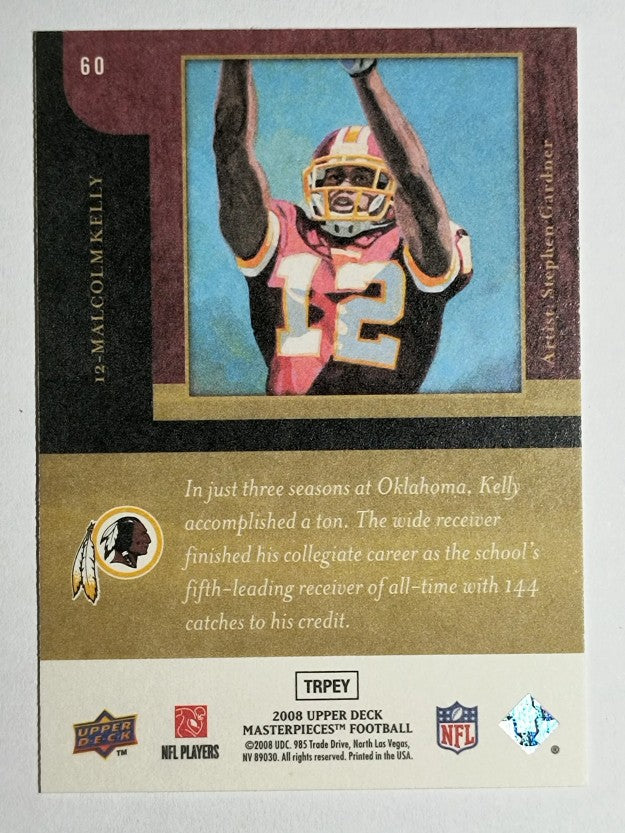 2008 UD Masterpieces #60 Malcolm Kelly RC