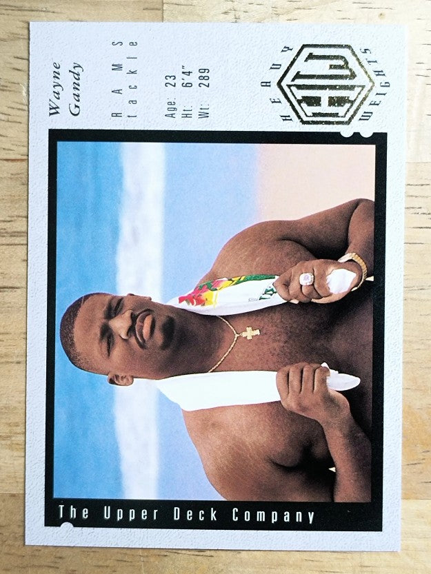 1994 Upper Deck #37 Wayne Gandy HW