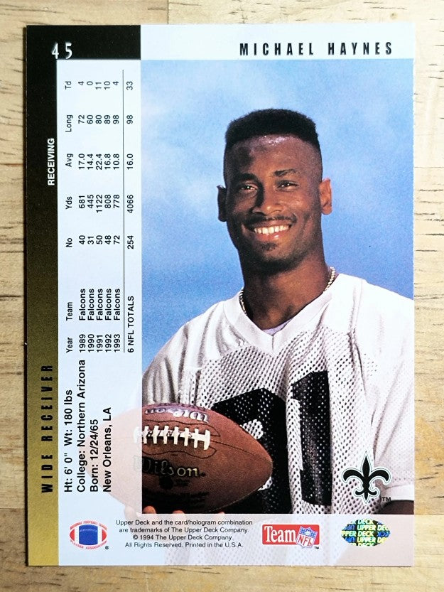 1994 Upper Deck #45 Michael Haynes