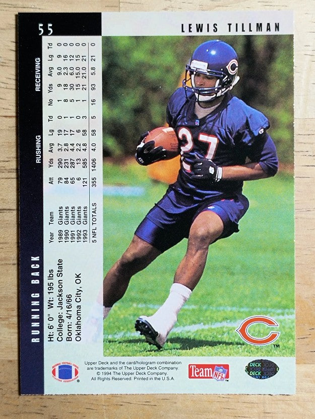 1994 Upper Deck #55 Lewis Tillman