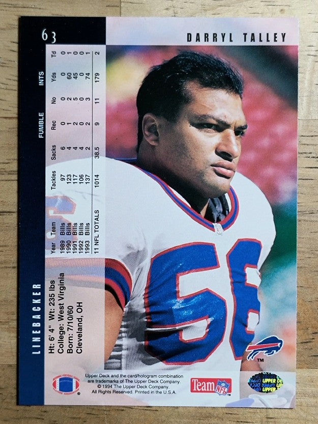 1994 Upper Deck #63 Darryl Talley