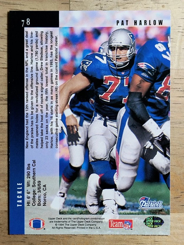 1994 Upper Deck #78 Pat Harlow