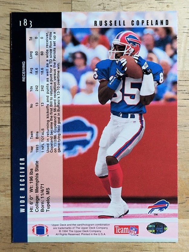 1994 Upper Deck #183 Russell Copeland