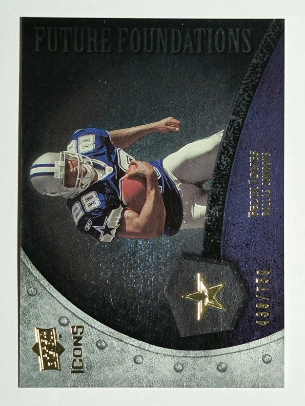 2008 Upper Deck Icons Future Foundations Silver #FF13 Felix Jones