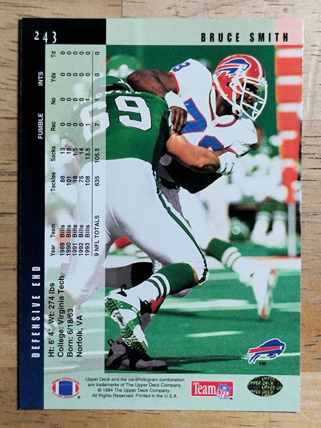 1994 Upper Deck #243 Bruce Smith