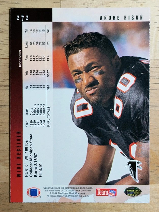 1994 Upper Deck #272 Andre Rison