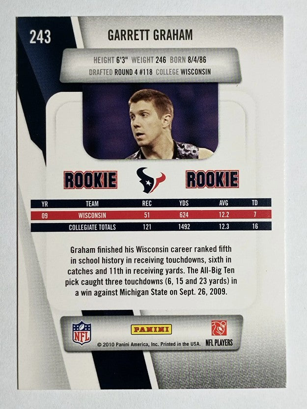 2010 Prestige #243 Garrett Graham RC