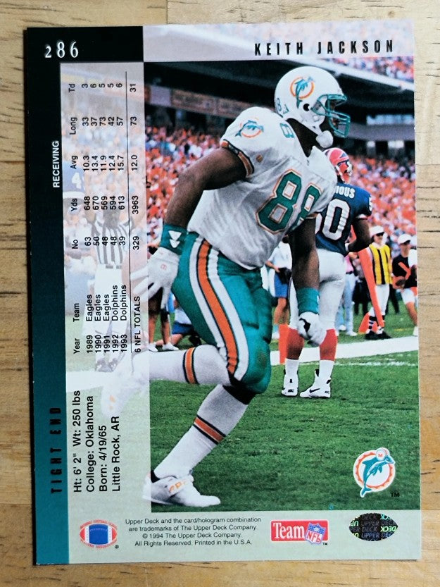 1994 Upper Deck #286 Keith Jackson