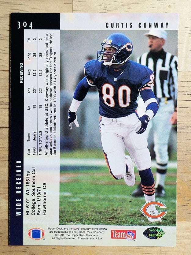 1994 Upper Deck #304 Curtis Conway