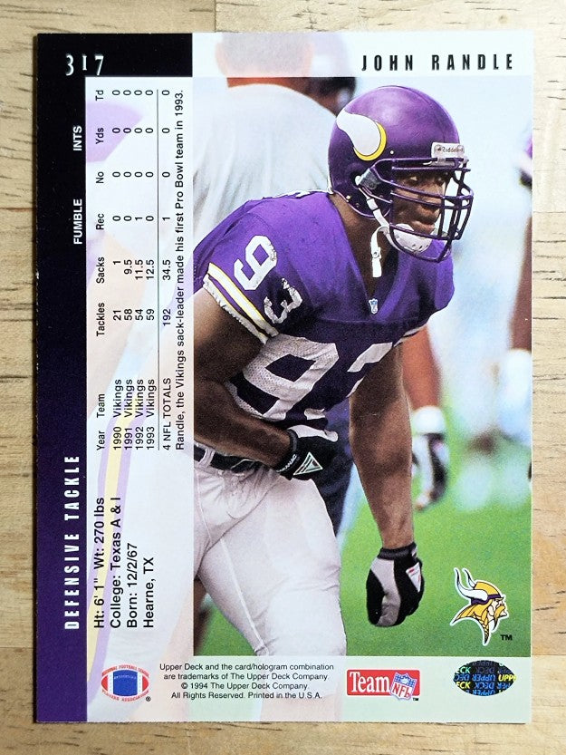 1994 Upper Deck #317 John Randle