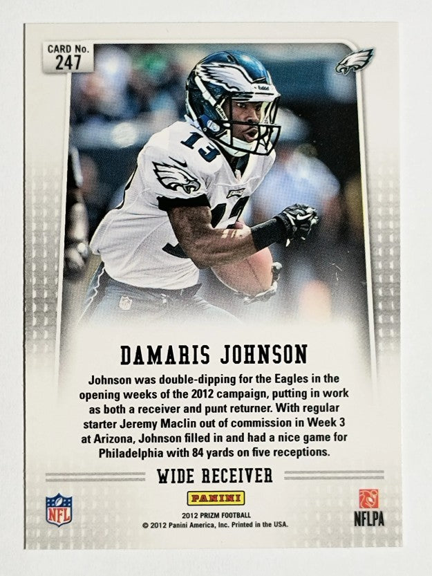 2012 Panini Prizm #247 Damaris Johnson RC