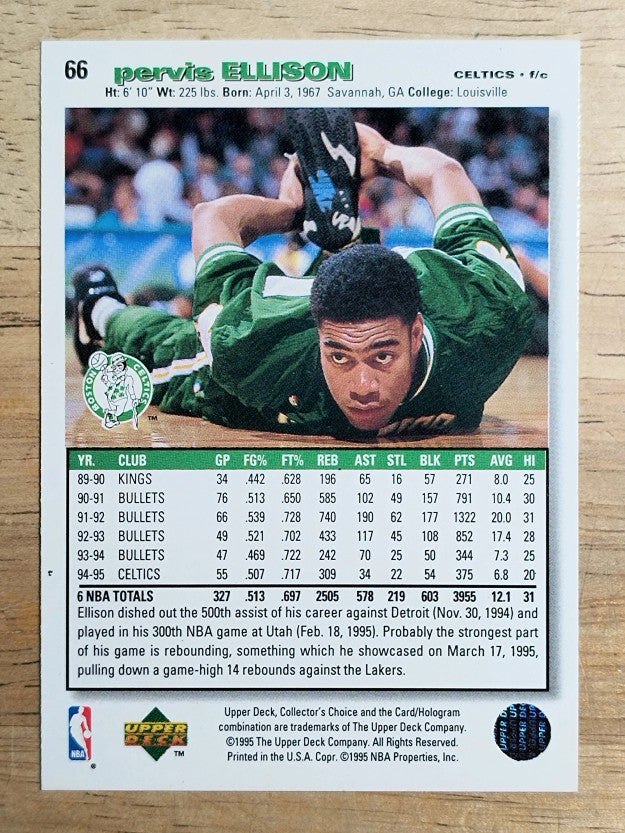 1995-96 Collector's Choice #66 Pervis Ellison