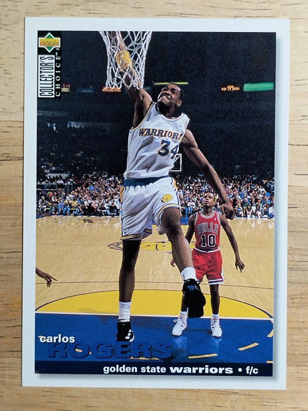 1995-96 Collector's Choice #76 Carlos Rogers