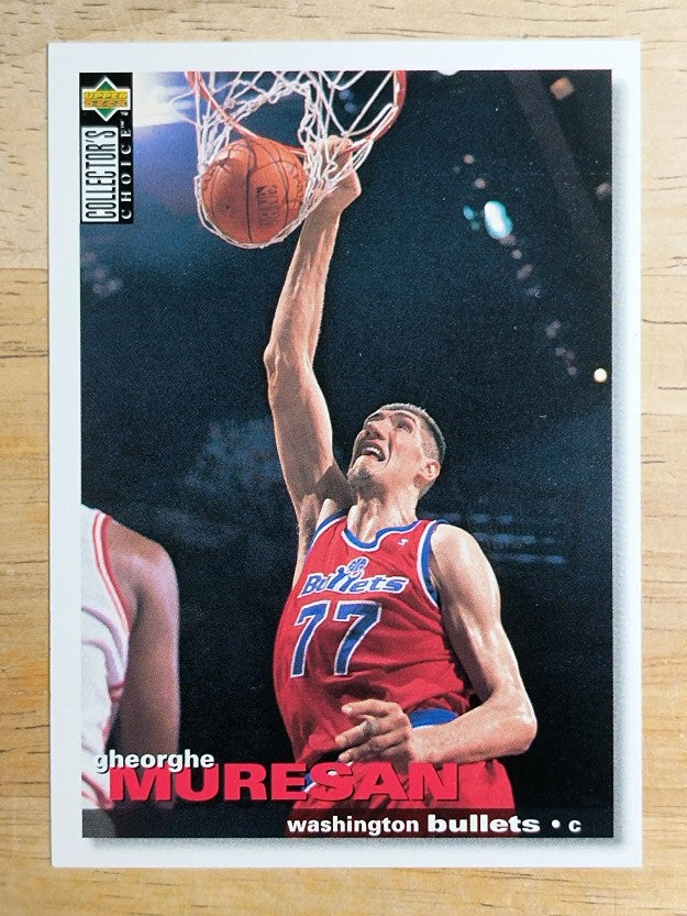 1995-96 Collector's Choice #77 Gheorghe Muresan