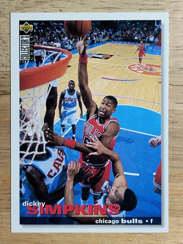 1995-96 Collector's Choice #92 Dickey Simpkins