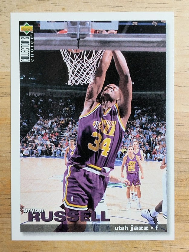 1995-96 Collector's Choice #260 Bryon Russell