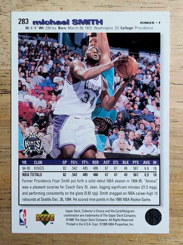 1995-96 Collector's Choice #283 Michael Smith