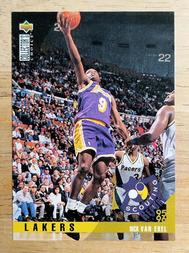 1995-96 Collector's Choice #333 Nick Van Exel SR