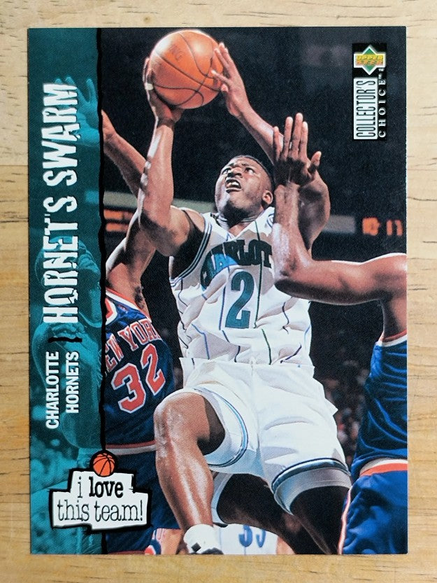 1995-96 Collector's Choice #368 Larry Johnson LOVE