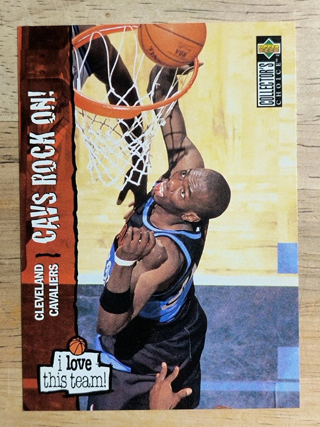 1995-96 Collector's Choice #370 Tyrone Hill LOVE