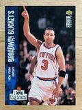 1995-96 Collector's Choice #383 John Starks LOVE