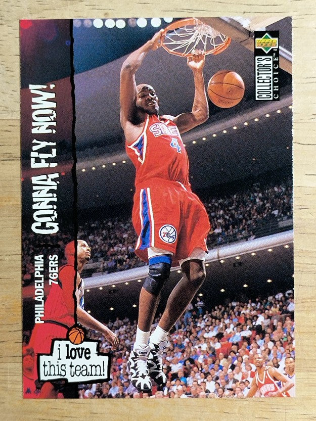 1995-96 Collector's Choice #385 Sharone Wright LOVE
