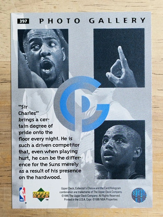 1995-96 Collector's Choice #397 Charles Barkley PG