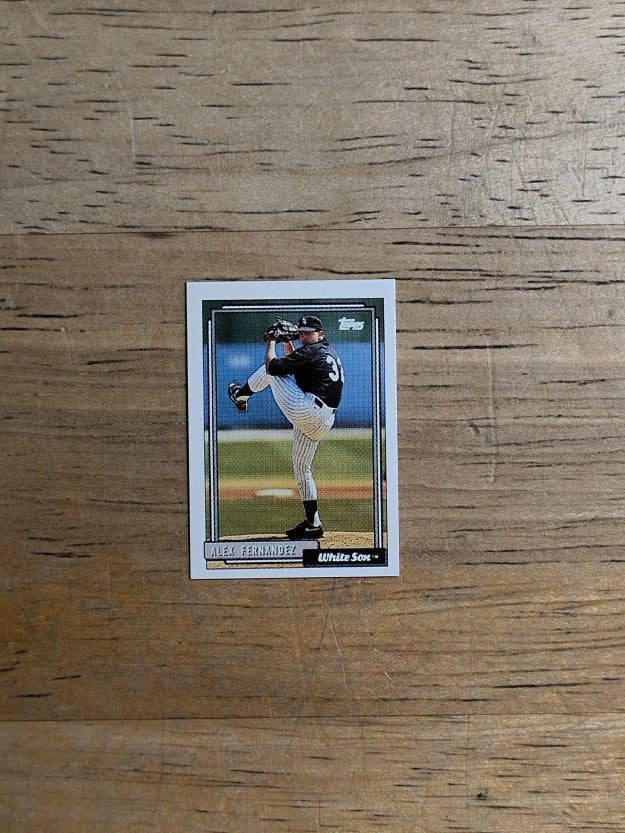 1992 Topps Micro #755 Alex Fernandez