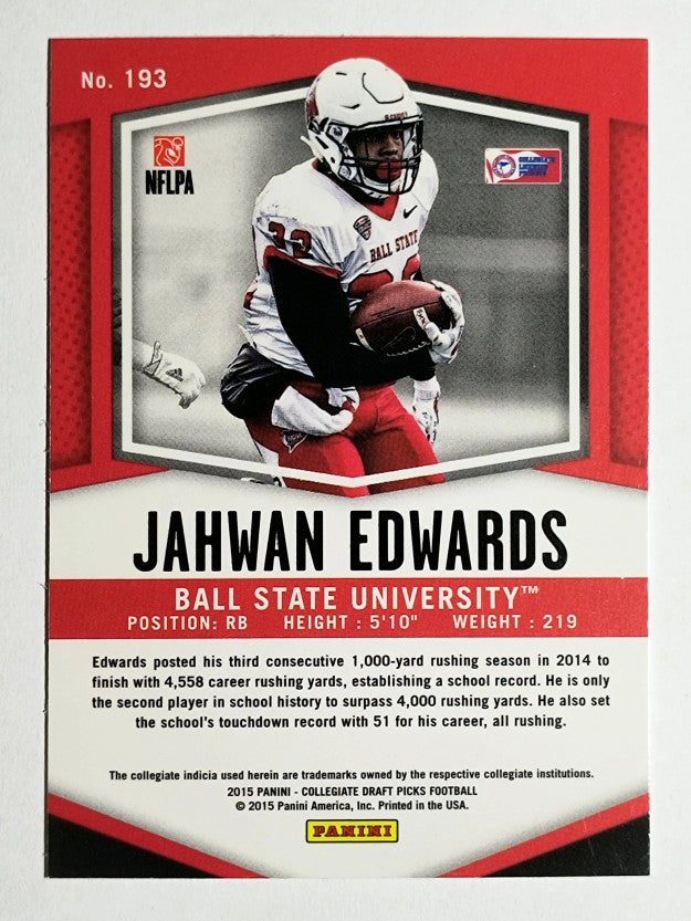 2015 Panini Prizm Draft Picks #193 Jahwan Edwards RC