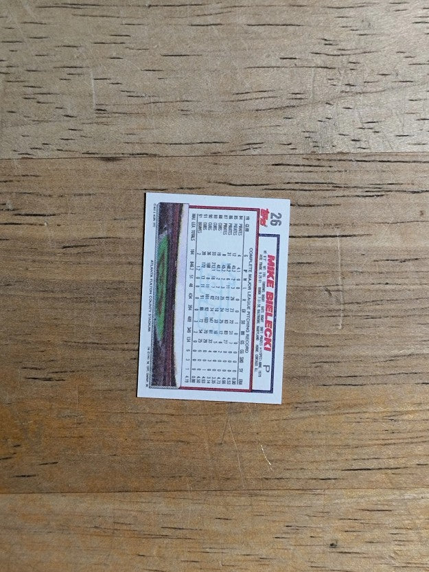 1992 Topps Micro #26 Mike Bielecki