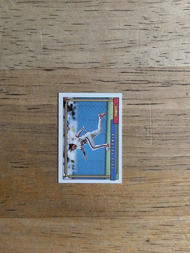 1992 Topps Micro #37 Luis Polonia