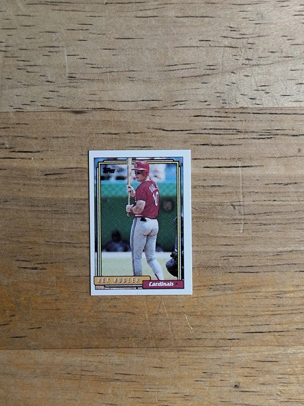 1992 Topps Micro #47 Rex Hudler