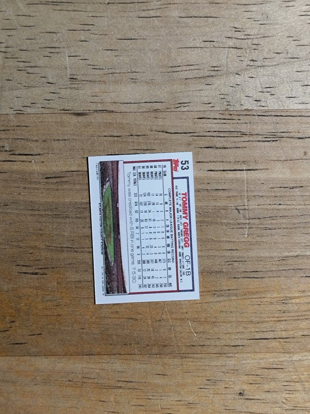 1992 Topps Micro #53 Tommy Gregg