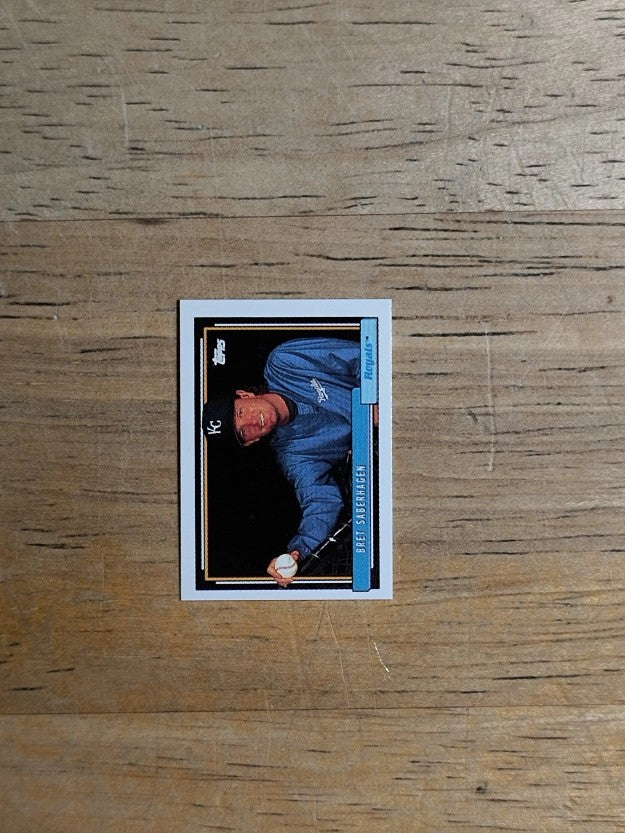 1992 Topps Micro #75 Bret Saberhagen