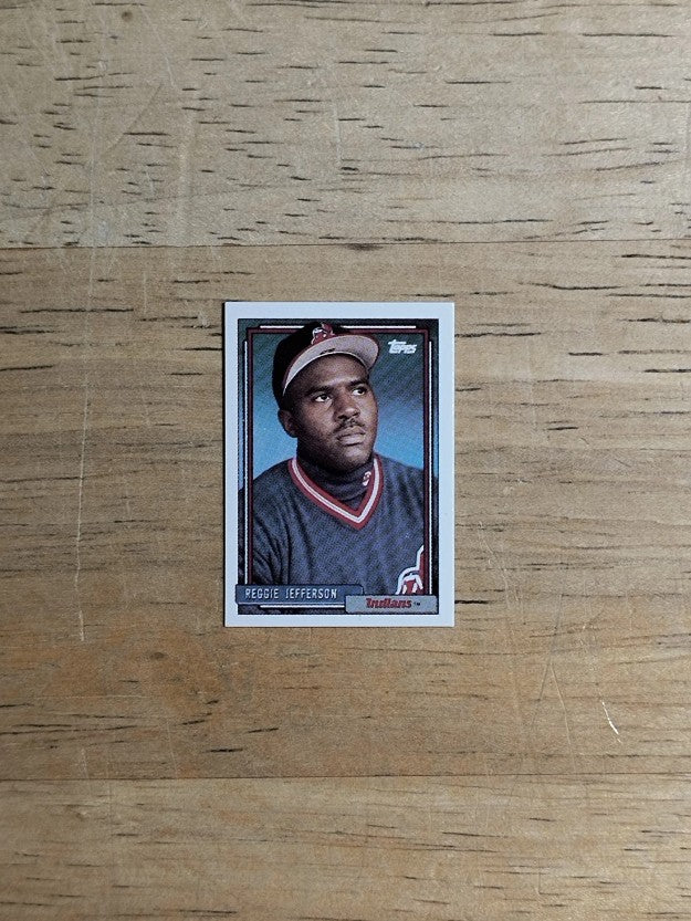 1992 Topps Micro #93 Reggie Jefferson