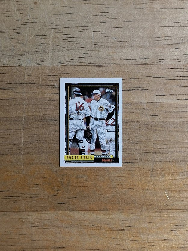 1992 Topps Micro #109 Roger Craig MG
