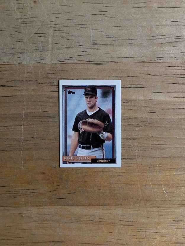 1992 Topps Micro #125 Chris Hoiles
