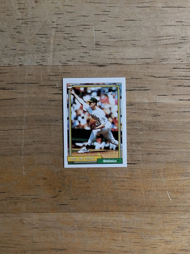 1992 Topps Micro #142 Todd Van Poppel