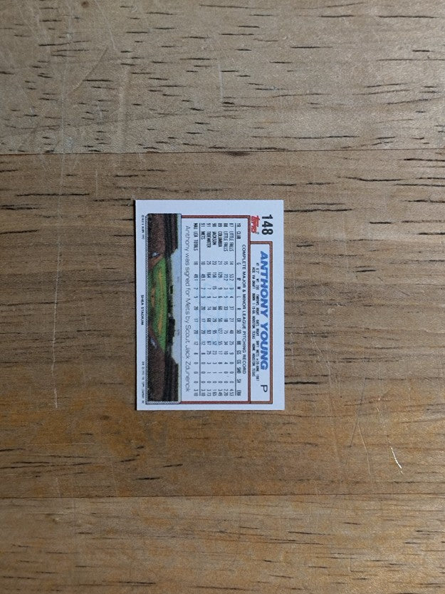1992 Topps Micro #148 Anthony Young